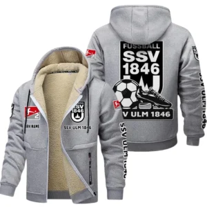 SSV Ulm 1846 Bundesliga Lamb Flecee Coat SPO116052, Gift For Fan SSV Ulm 1846 - Light Gray
