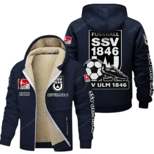 SSV Ulm 1846 Bundesliga Lamb Flecee Coat SPO116052, Gift For Fan SSV Ulm 1846 - Navy
