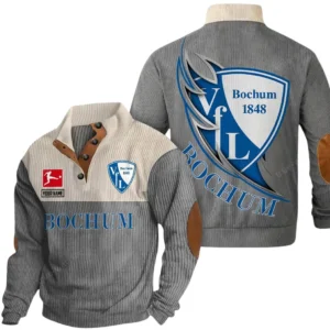 VfL Bochum Bundesliga Casual Jacket SPO118002, Gift For Fan VfL Bochum - Gray