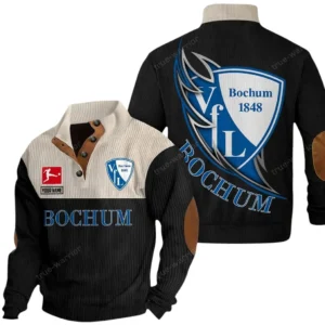 VfL Bochum Bundesliga Casual Jacket SPO118002, Gift For Fan VfL Bochum - Black