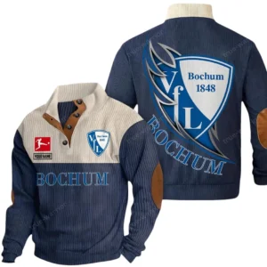VfL Bochum Bundesliga Casual Jacket SPO118002, Gift For Fan VfL Bochum - Navy