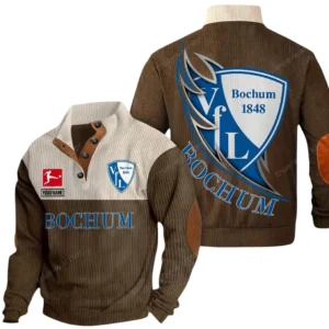 VfL Bochum Bundesliga Casual Jacket SPO118002, Gift For Fan VfL Bochum - Brown