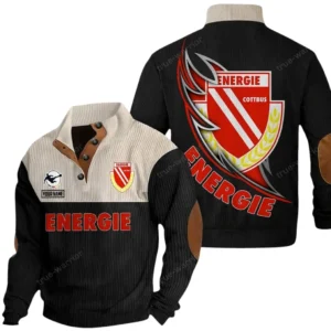FC Energie Cottbus Bundesliga Casual Jacket SPO118042, Gift For Fan FC Energie Cottbus - Black