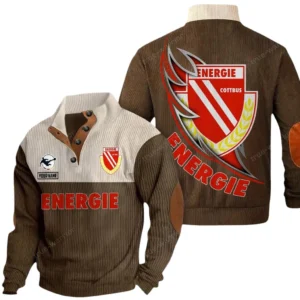 FC Energie Cottbus Bundesliga Casual Jacket SPO118042, Gift For Fan FC Energie Cottbus - Brown
