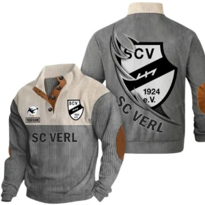SC Verl Bundesliga Casual Jacket SPO118055, Gift For Fan SC Verl - Gray
