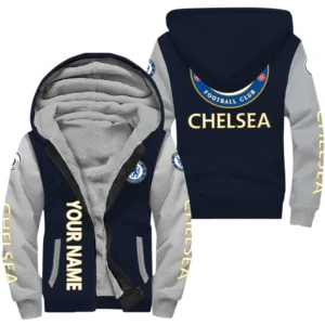 Chelsea EPL Lamb Fleece Thick Coat SPO1220007, Gift For Fan Chelsea - Navy
