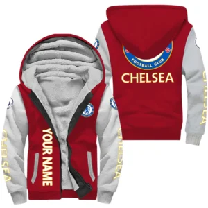 Chelsea EPL Lamb Fleece Thick Coat SPO1220007, Gift For Fan Chelsea - Burgundy