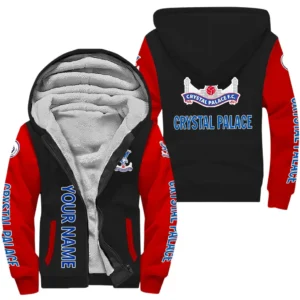 Crystal Palace EPL Lamb Fleece Thick Coat SPO1220008, Gift For Fan Crystal Palace - Red