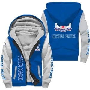 Crystal Palace EPL Lamb Fleece Thick Coat SPO1220008, Gift For Fan Crystal Palace - Blue