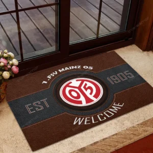 FSV Mainz 05 Bundesliga Doormat SPO148008, Gift For Fan FSV Mainz 05 - Brown