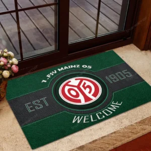 FSV Mainz 05 Bundesliga Doormat SPO148008, Gift For Fan FSV Mainz 05 - Green