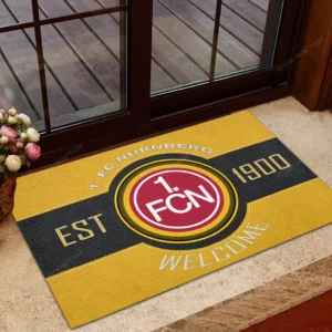 FC Nurnberg Bundesliga Doormat SPO148010, Gift For Fan FC Nurnberg - Yellow