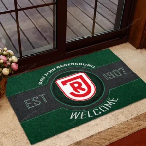 SSV Jahn Regensburg Bundesliga Doormat SPO148032, Gift For Fan SSV Jahn Regensburg - Green