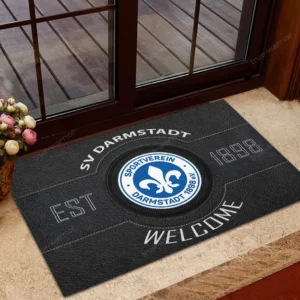 SV Darmstadt 98 Bundesliga Doormat SPO148033, Gift For Fan SV Darmstadt 98 - Black