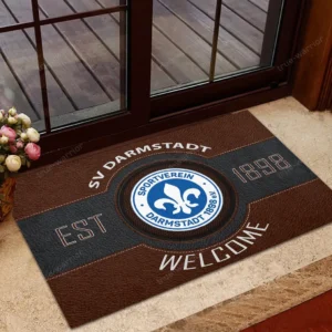 SV Darmstadt 98 Bundesliga Doormat SPO148033, Gift For Fan SV Darmstadt 98 - Brown