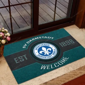 SV Darmstadt 98 Bundesliga Doormat SPO148033, Gift For Fan SV Darmstadt 98 - Cyan