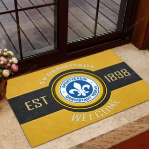 SV Darmstadt 98 Bundesliga Doormat SPO148033, Gift For Fan SV Darmstadt 98 - Yellow