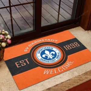 SV Darmstadt 98 Bundesliga Doormat SPO148033, Gift For Fan SV Darmstadt 98 - Orange