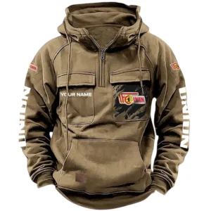 Union Berlin Bundesliga Tactical Quarter Zip Hoodie SPO1616005, Gift For Fan Union Berlin - Khaki
