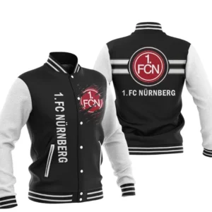 FC Nurnberg Bundesliga Baseball Jacket SPO188018, Gift For Fan FC Nurnberg - Black