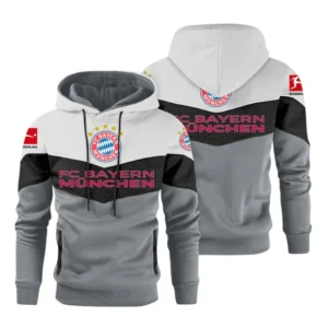 Bayern Munich Bundesliga Hoodie SPO198001, Gift For Fan Bayern Munich - Gray