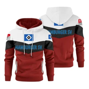 Hamburger SV Bundesliga Hoodie SPO198002, Gift For Fan Hamburger SV - Red