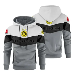 Borussia Dortmund Bundesliga Hoodie SPO198003, Gift For Fan Borussia Dortmund - Gray