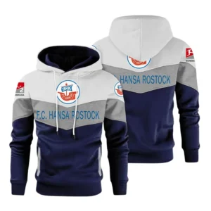Hansa Rostock Bundesliga Hoodie SPO198014, Gift For Fan Hansa Rostock - Navy