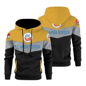 Hansa Rostock Bundesliga Hoodie SPO198014, Gift For Fan Hansa Rostock - Yellow