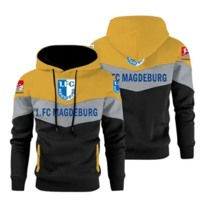 1. FC Magdeburg Bundesliga Hoodie SPO198017, Gift For Fan 1. FC Magdeburg - Yellow
