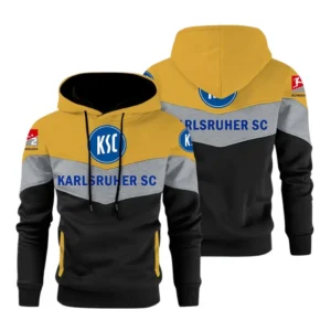 Karlsruher SC Bundesliga Hoodie SPO198019, Gift For Fan Karlsruher SC - Yellow