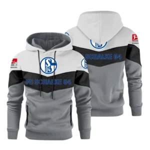 FC Schalke 04 Bundesliga Hoodie SPO198022, Gift For Fan FC Schalke 04 - Gray