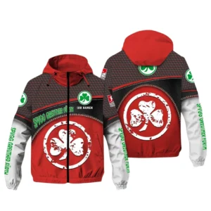 SpVgg Greuther Furth Bundesliga Windbreaker Jacket SPO208004, Gift For Fan SpVgg Greuther Furth - Red