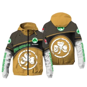 SpVgg Greuther Furth Bundesliga Windbreaker Jacket SPO208004, Gift For Fan SpVgg Greuther Furth - Khaki