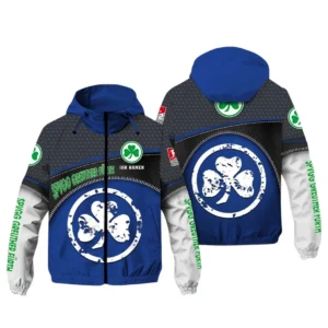 SpVgg Greuther Furth Bundesliga Windbreaker Jacket SPO208004, Gift For Fan SpVgg Greuther Furth - Blue