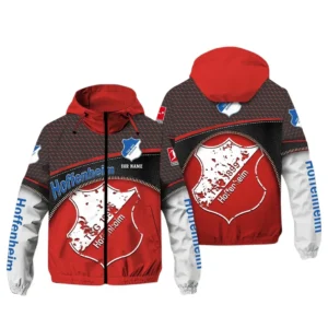 TSG Hoffenheim Bundesliga Windbreaker Jacket SPO208006, Gift For Fan TSG Hoffenheim - Red