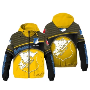 TSG Hoffenheim Bundesliga Windbreaker Jacket SPO208006, Gift For Fan TSG Hoffenheim - Yellow