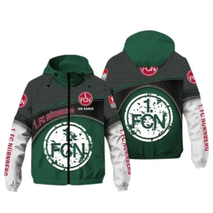 FC Nurnberg Bundesliga Windbreaker Jacket SPO208007, Gift For Fan FC Nurnberg - Green