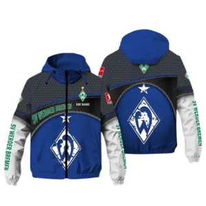 Werder Bremen Bundesliga Windbreaker Jacket SPO208008, Gift For Fan Werder Bremen - Blue