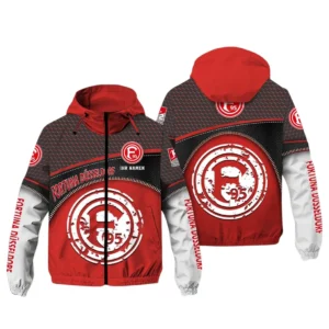 Fortuna Dusseldorf Bundesliga Windbreaker Jacket SPO208009, Gift For Fan Fortuna Dusseldorf - Red