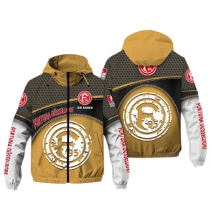 Fortuna Dusseldorf Bundesliga Windbreaker Jacket SPO208009, Gift For Fan Fortuna Dusseldorf - Khaki