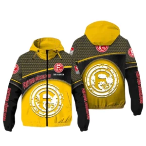 Fortuna Dusseldorf Bundesliga Windbreaker Jacket SPO208009, Gift For Fan Fortuna Dusseldorf - Yellow