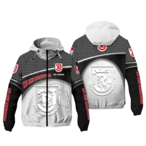 SSV Jahn Regensburg Bundesliga Windbreaker Jacket SPO208011, Gift For Fan SSV Jahn Regensburg - White