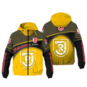 SSV Jahn Regensburg Bundesliga Windbreaker Jacket SPO208011, Gift For Fan SSV Jahn Regensburg - Yellow