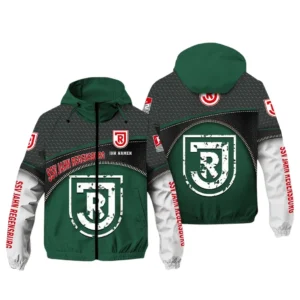 SSV Jahn Regensburg Bundesliga Windbreaker Jacket SPO208011, Gift For Fan SSV Jahn Regensburg - Green