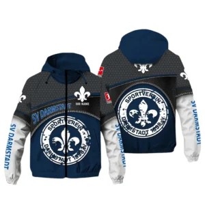 SV Darmstadt 98 Bundesliga Windbreaker Jacket SPO208027, Gift For Fan SV Darmstadt 98 - Navy