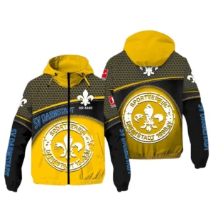 SV Darmstadt 98 Bundesliga Windbreaker Jacket SPO208027, Gift For Fan SV Darmstadt 98 - Yellow