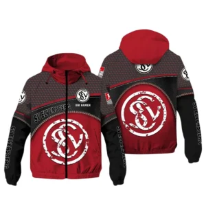 SV Elversberg Bundesliga Windbreaker Jacket SPO208029, Gift For Fan SV Elversberg - Red Black