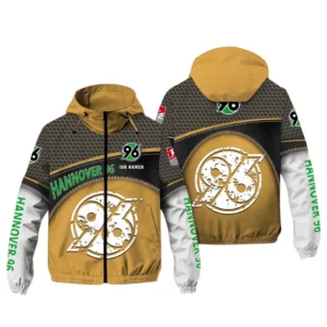 Hannover 96  Bundesliga Windbreaker Jacket SPO208030, Gift For Fan Hannover 96  - Khaki