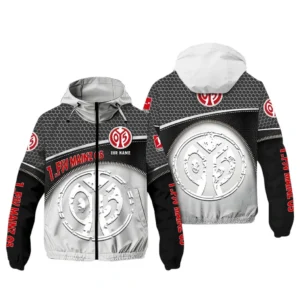 FSV Mainz 05 Bundesliga Windbreaker Jacket SPO208031, Gift For Fan FSV Mainz 05 - White